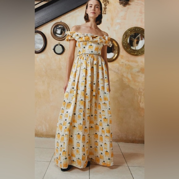 Agua Bendita ESPLIEGO BISUTERIA MAXI DRESS - Picture 1 of 3